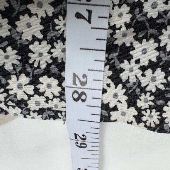 Vintage Y2K Le Chateau Black Floral Strapless Tube Dress - Picture 14 of 14